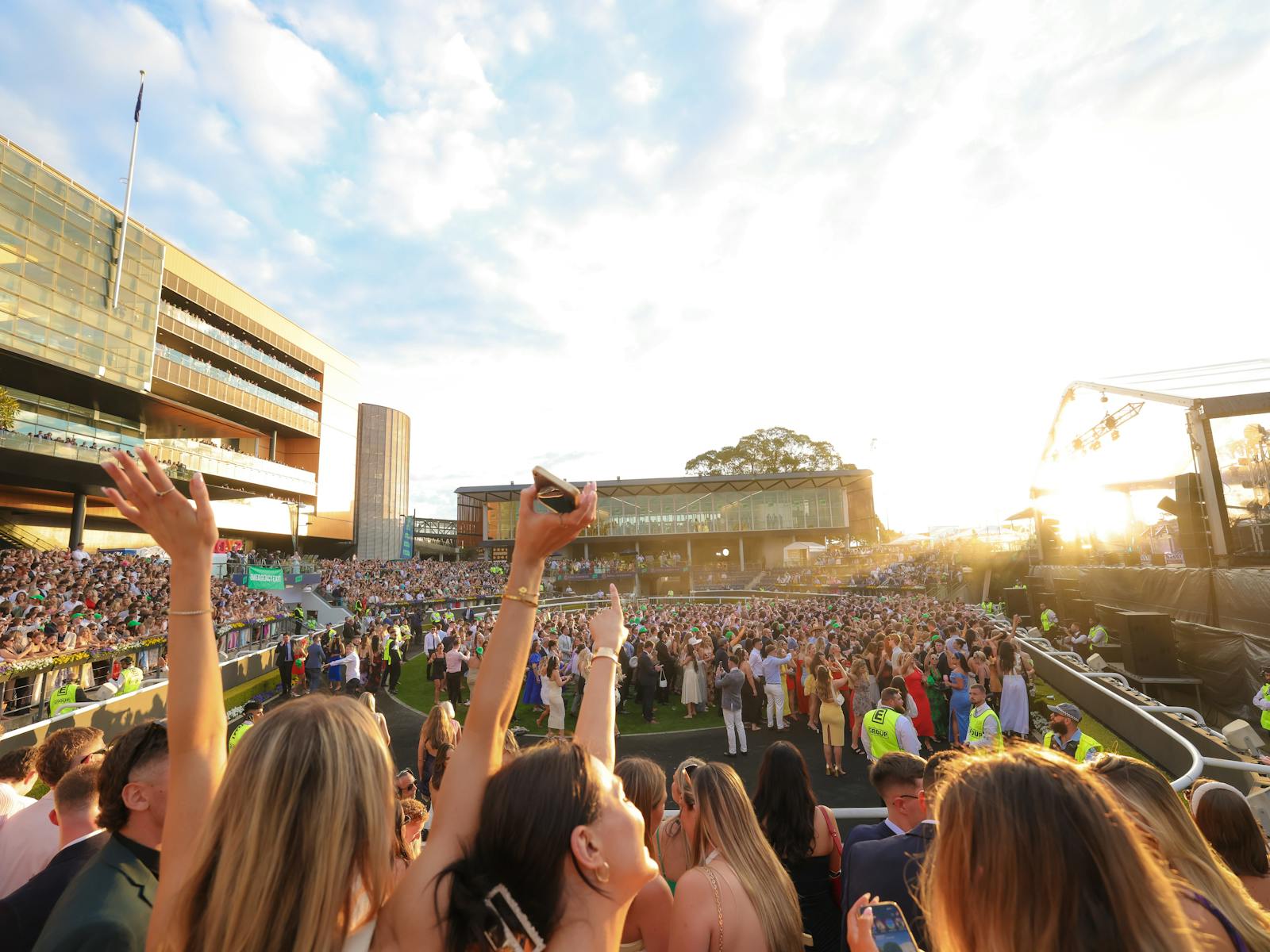 The Crowd enjoying a Live Performance